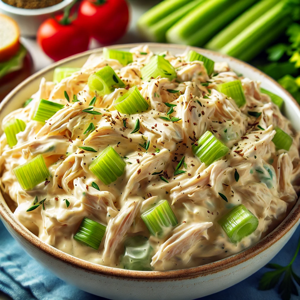 Chicken Salad Chick Recipe served in a bowl with fresh ingredients