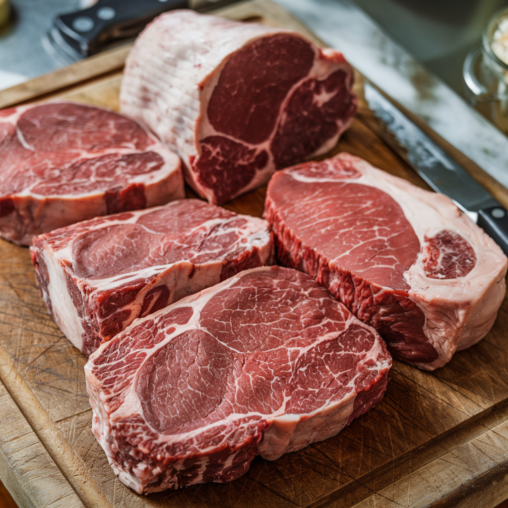 Various Cuts of Beef for Jerky
