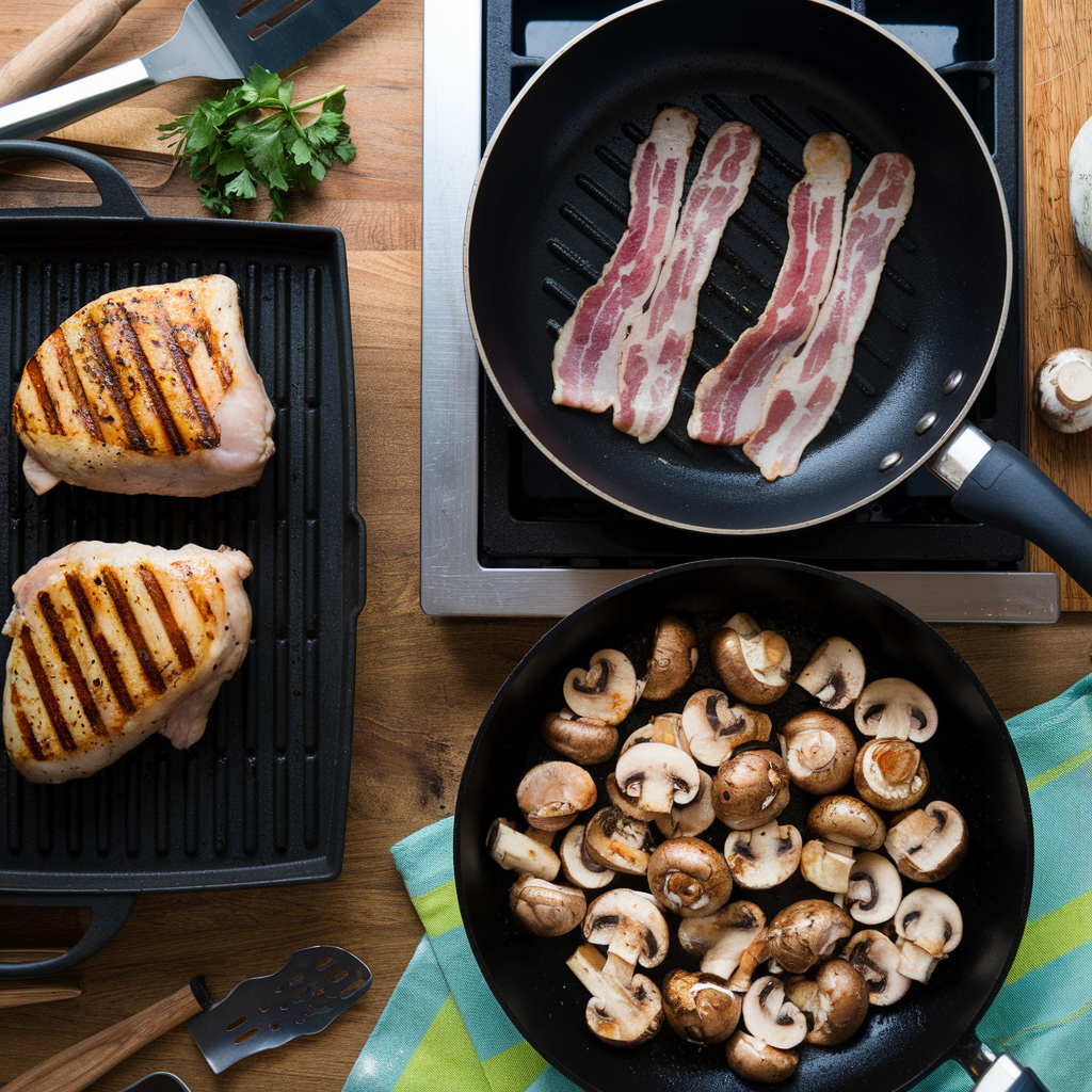 Step-by-Step Cooking of Alice Springs Chicken
