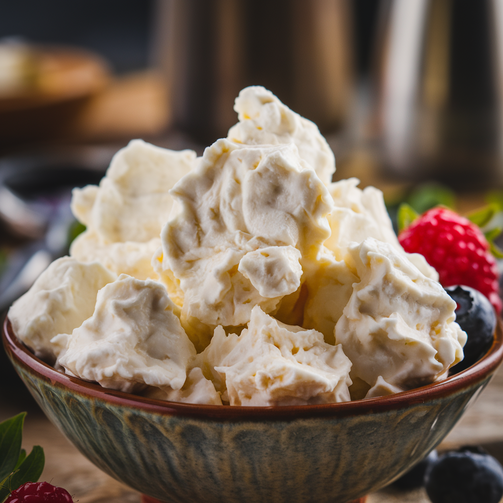 Cottage Cheese Curds in a Bowl
