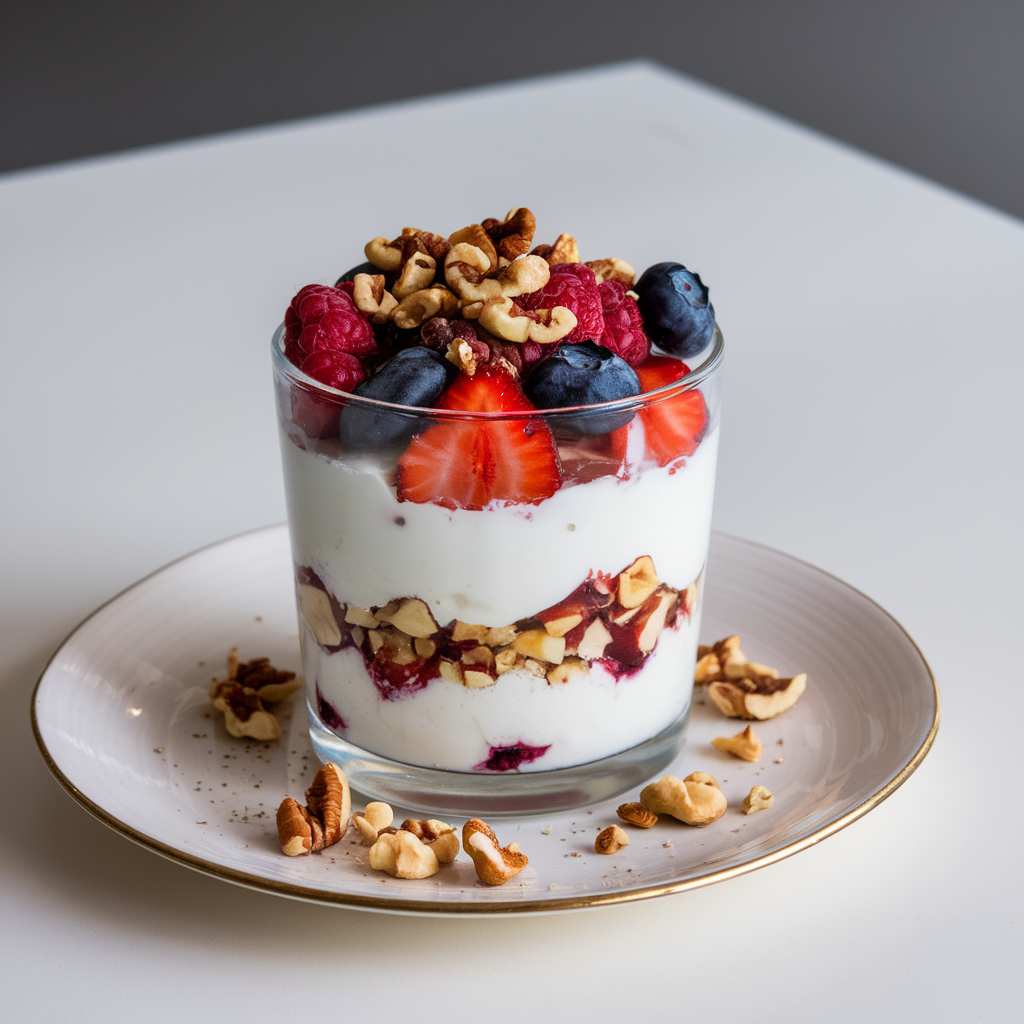 Title: Protein-Packed Greek Yogurt Parfait
