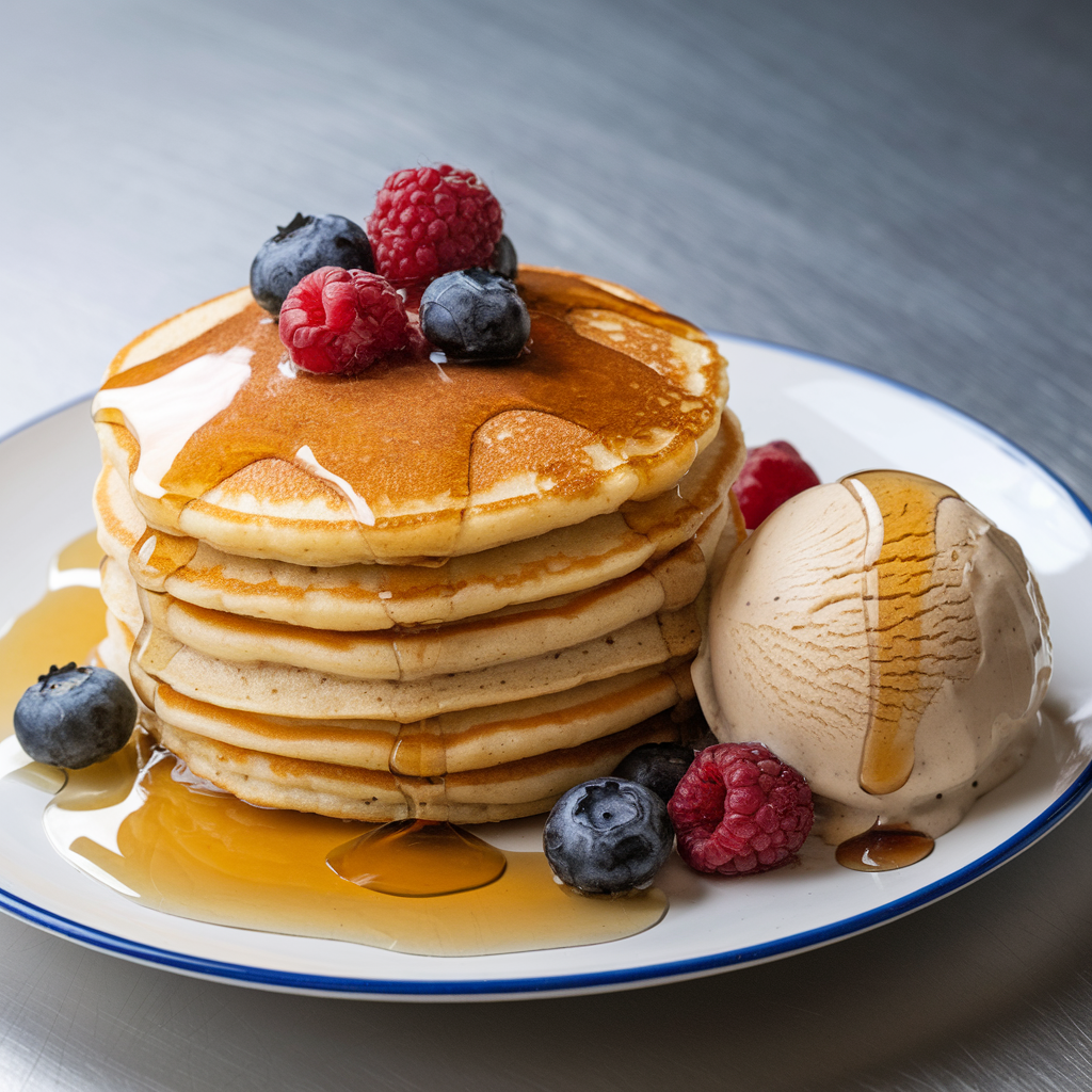 Healthy High Protein Dessert Options, Protein Pancakes and Ice Cream