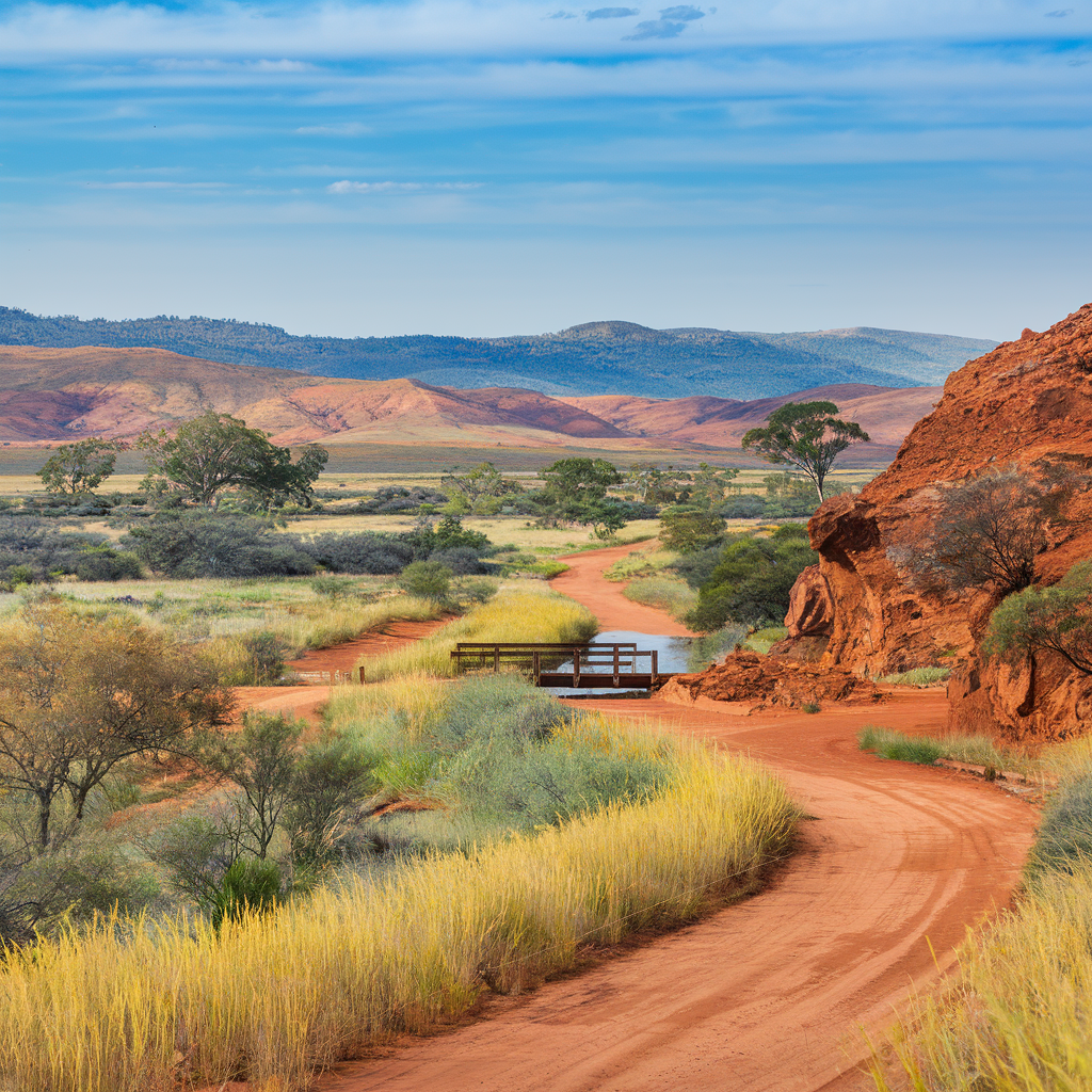 Scenic Landscape of Alice Springs, Australia
