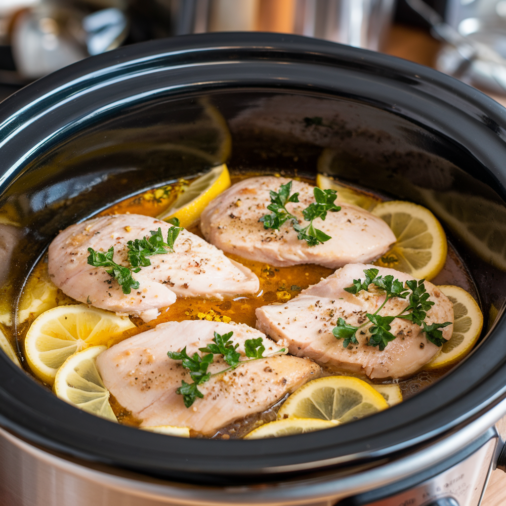 Slow Cooker for Tender Thin Cut Chicken Breasts
