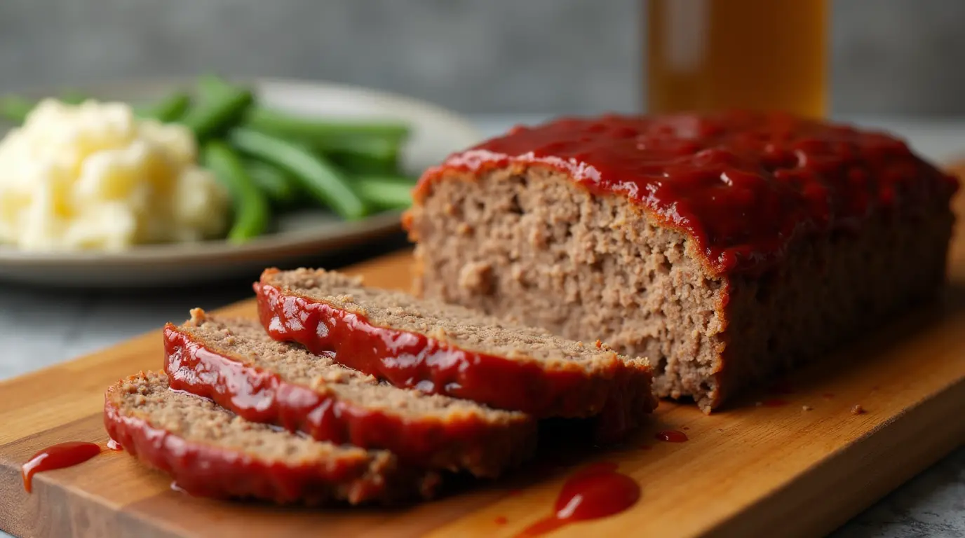 Easy Meatloaf Recipe with Juicy Texture and Glaze