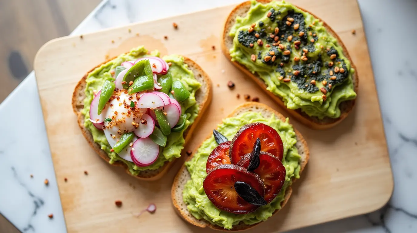 Avocado Toast with Poached Egg and Chili Flakes