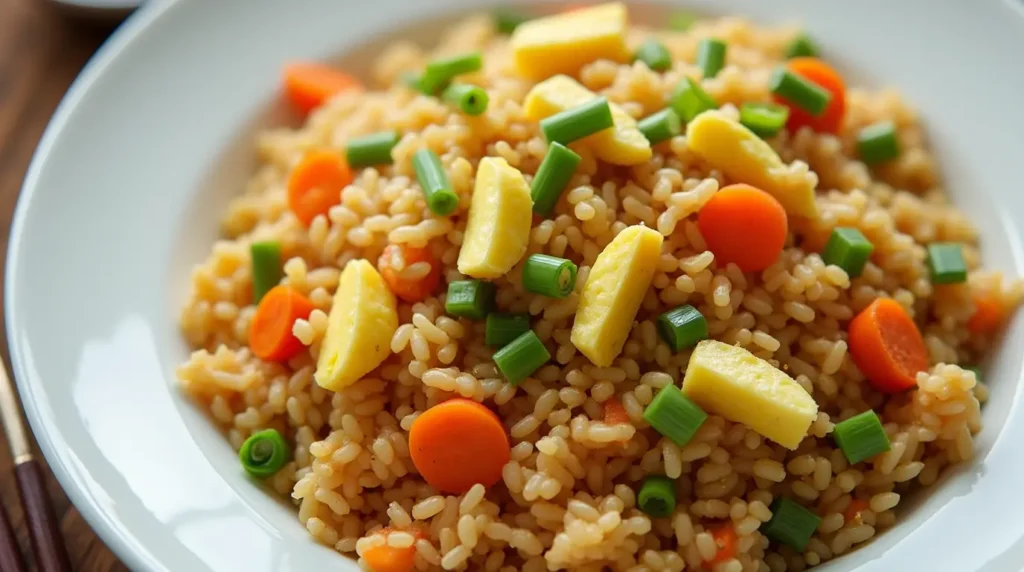 Fried Rice - Classic homemade recipe with veggies and eggs