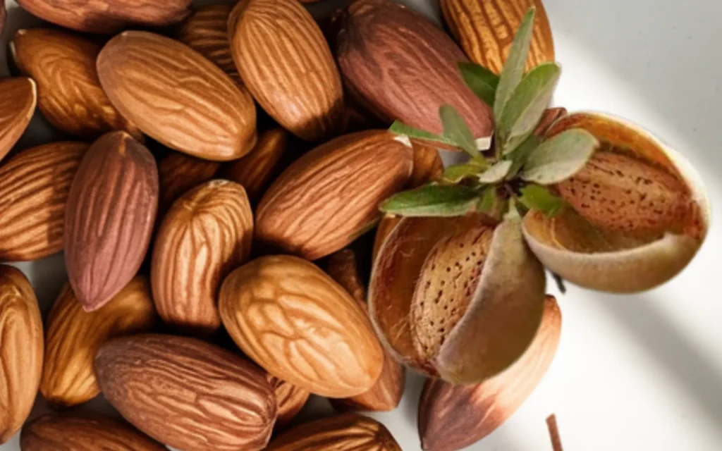 Bowl of Raw Almonds – Top View
